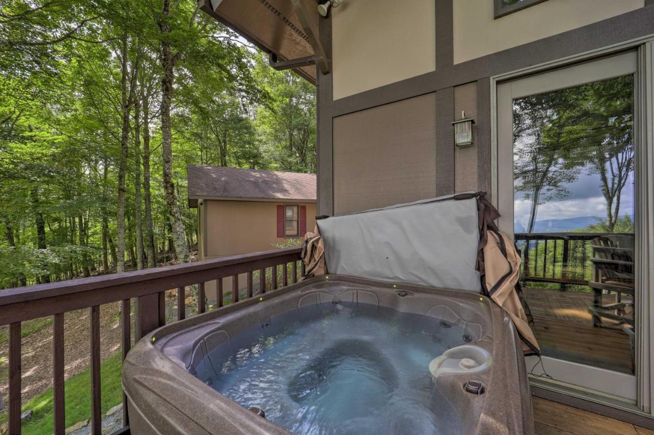 Beech Mountain Cabin Retreat With Hot Tub And Views! エクステリア 写真