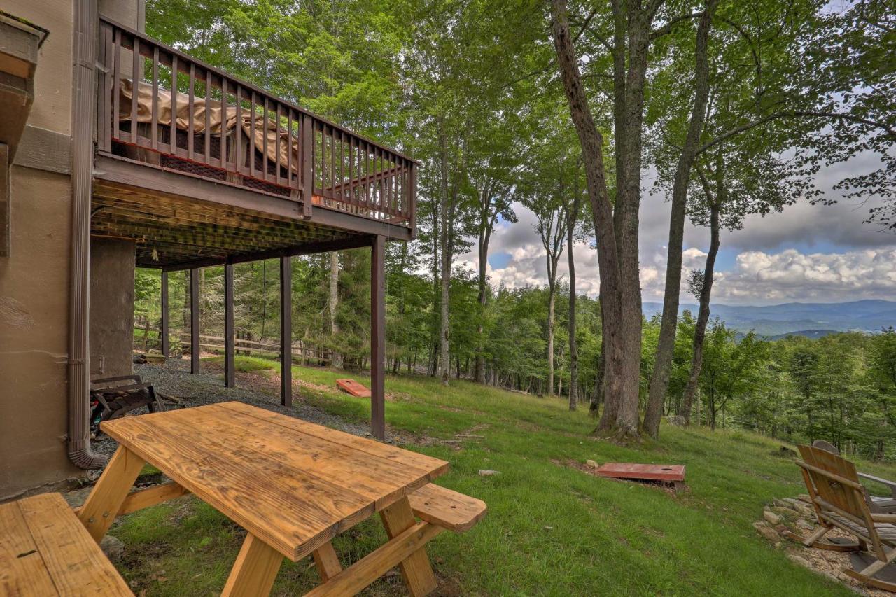 Beech Mountain Cabin Retreat With Hot Tub And Views! エクステリア 写真