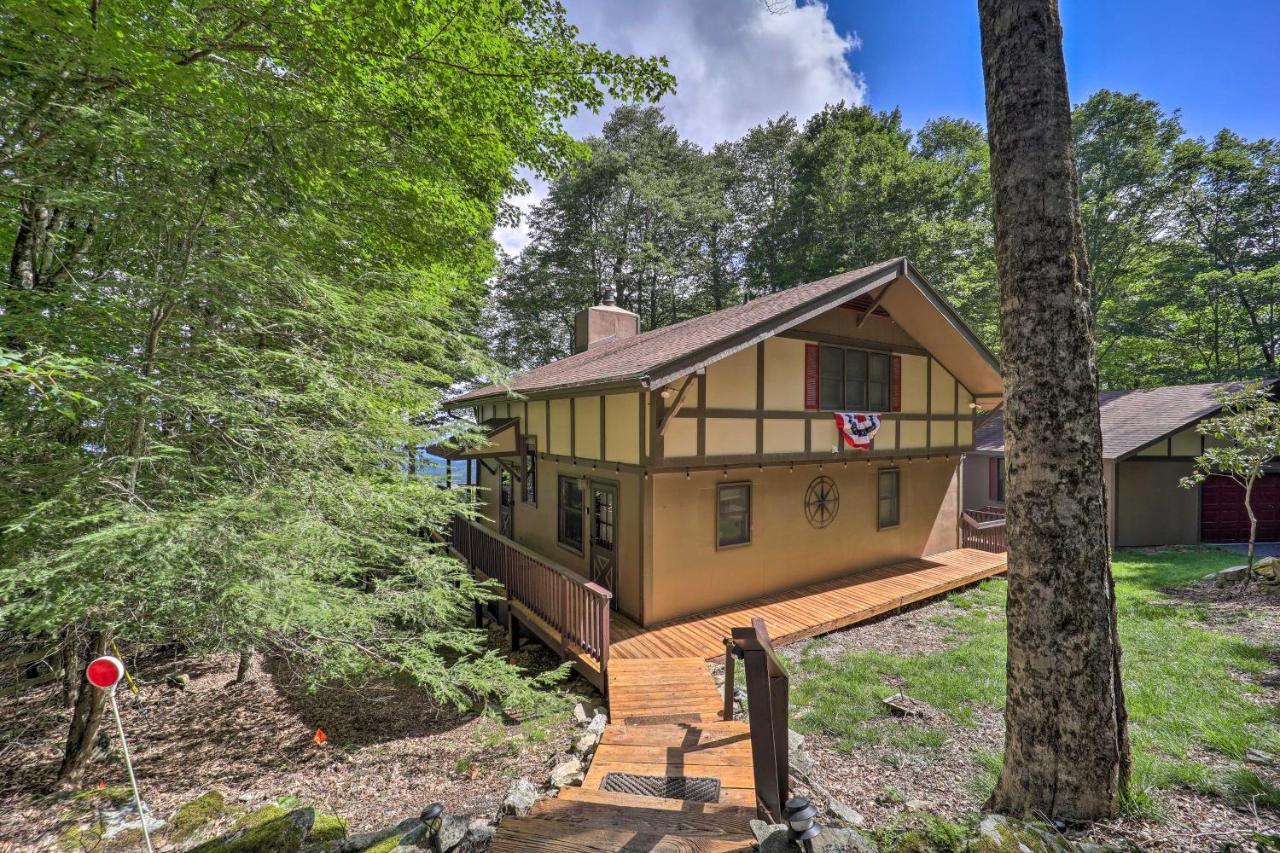 Beech Mountain Cabin Retreat With Hot Tub And Views! エクステリア 写真