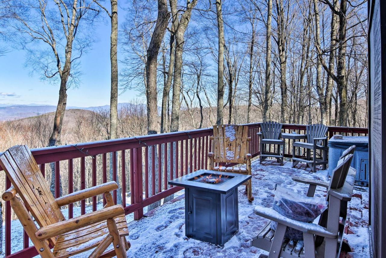 Beech Mountain Cabin Retreat With Hot Tub And Views! エクステリア 写真