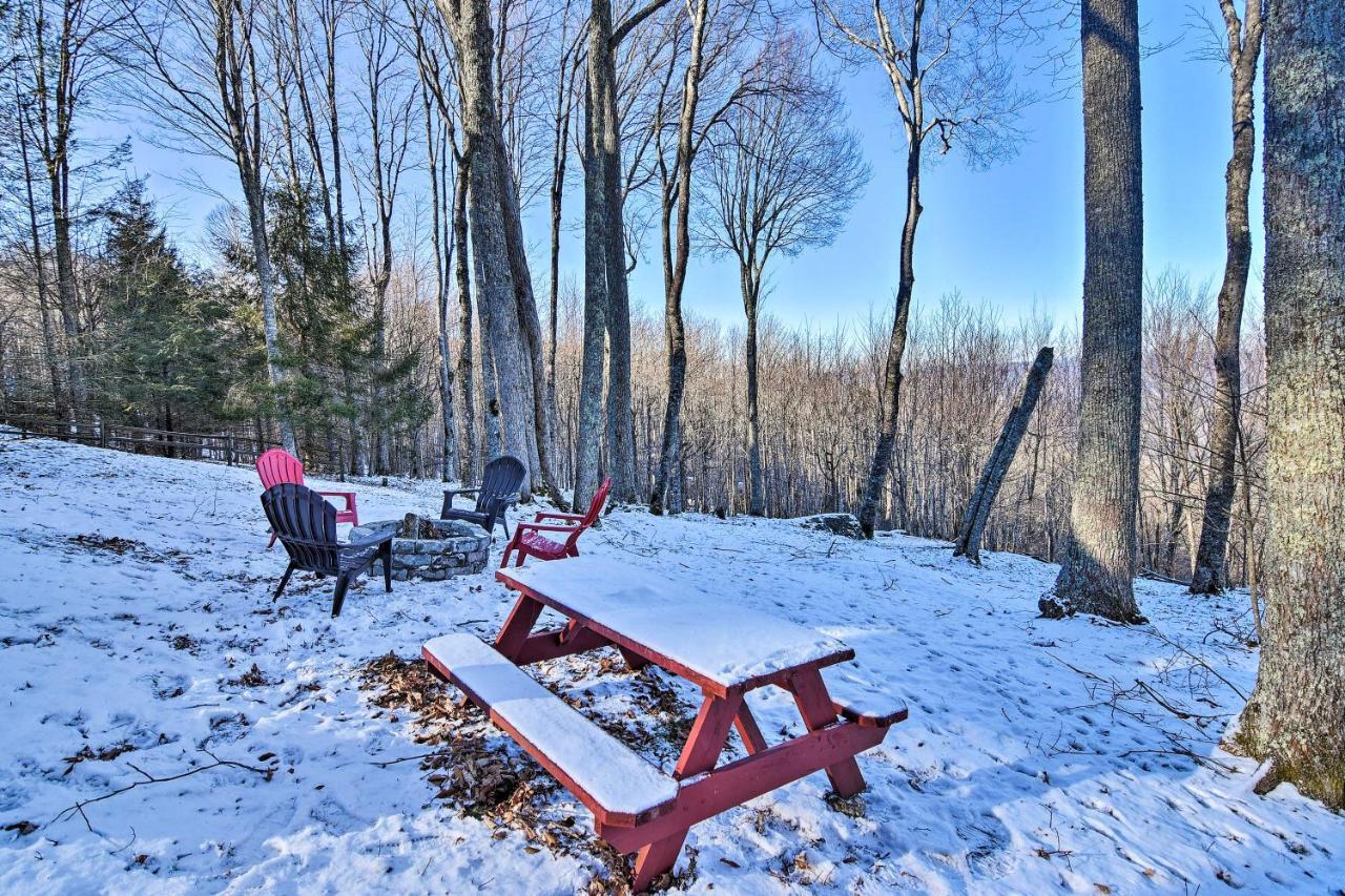 Beech Mountain Cabin Retreat With Hot Tub And Views! エクステリア 写真